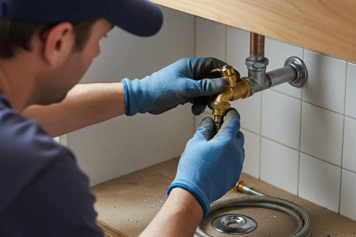 Shutoff valve and fitting work during Repiping in Running Springs